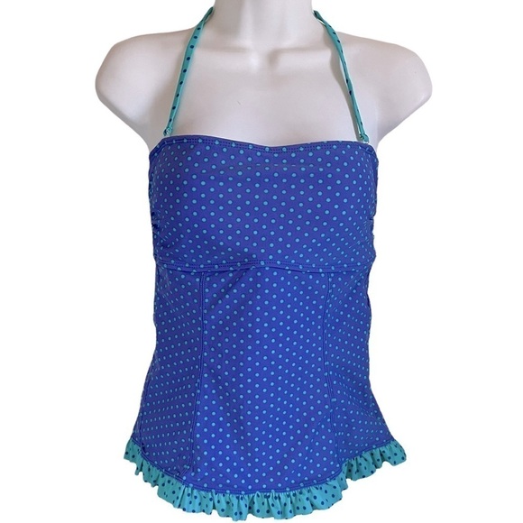 Hula honey Bandeaukini swim top Juniors polka dot - Picture 1 of 11